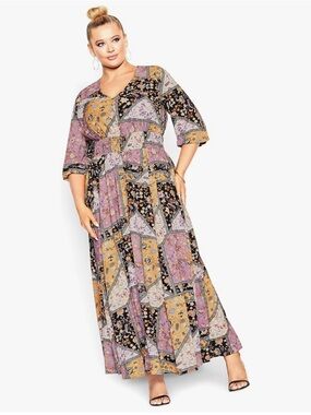 City Chic Plus Size Dress, Harley Maxi Dress